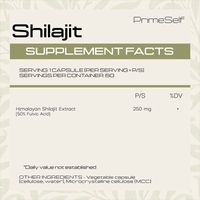 PrimeSelf Shilajit